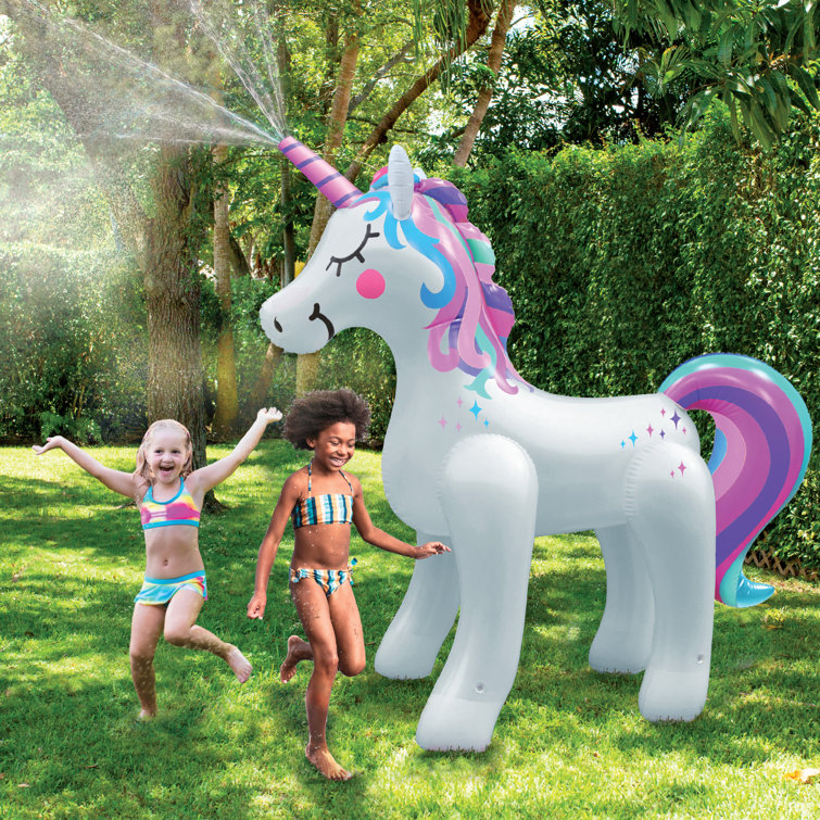 Splash Buddies Outdoor Sprinkler Unicorn Sprayer Wayfair